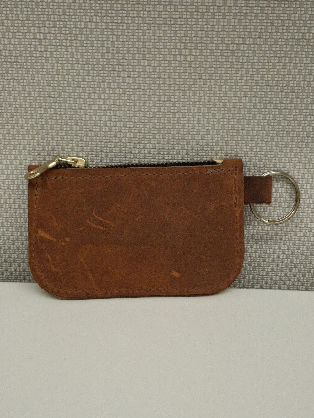 NINE LINE Leather Key Chain/Change Holder